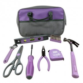 90pcs Lady Garden Tool Set Purple Tool Set,ladies Power Tools,KL-12100
