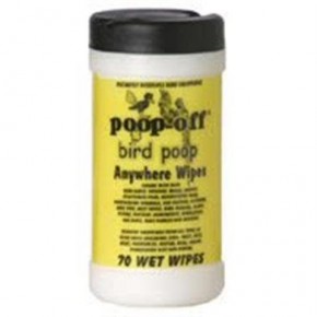 POOP-OFF  Anywhere Bird Poop Remover Wet Wipes, Set of 70