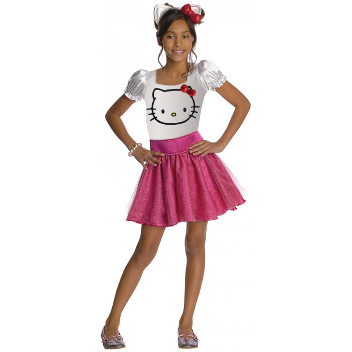 GeeksHive: Hello Kitty Tutu Dress Costume - Girl's Large - Costumes ...